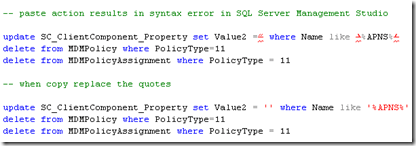 Copy SQL Query