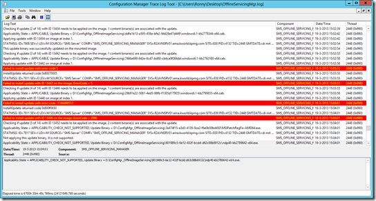 Offline Servicing: Failed to install update with error code 5 #sysctr ...